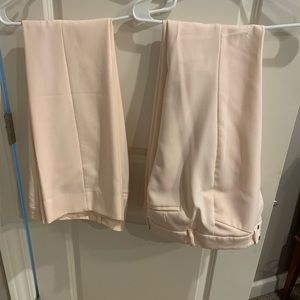PINK WHBM size 2 flare slacks